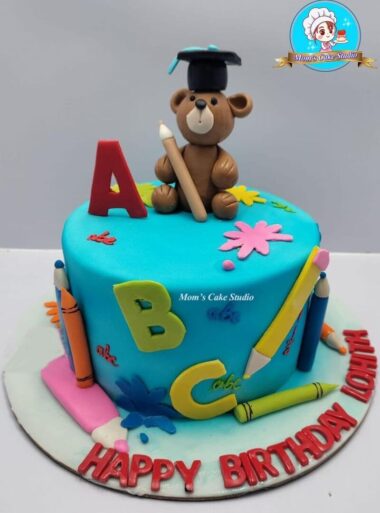 ABCD Letters Cake For Kids Birthday