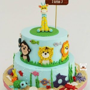 Jungle Theme Cake